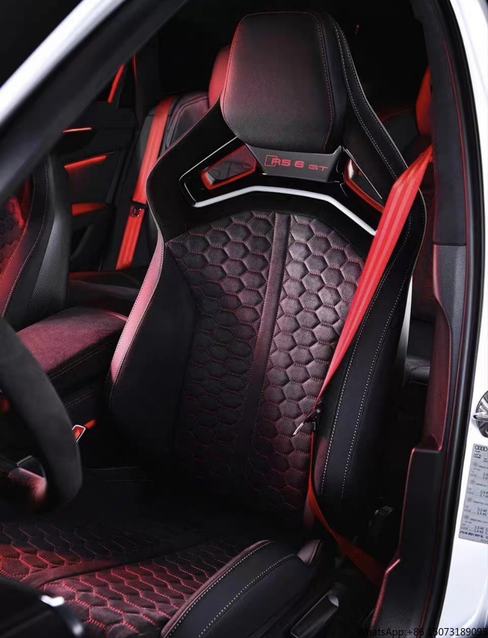 Leather Car Seat Cover - Автомобильные аксессуары: Спортивные гоночные сиденья-ковши RS6