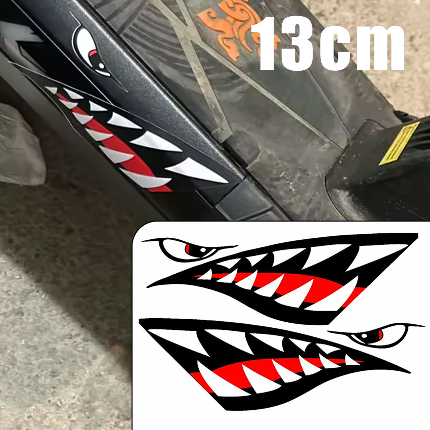 Car Accessories On Amazon - Наклейка на автомобиль JDM «Зубы акулы»,