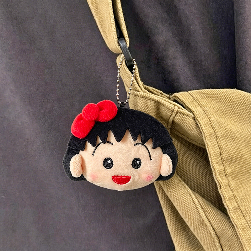 Car Accessories Gifts - Милый плюшевый брелок Чиби Маруко-чан, мультяшная