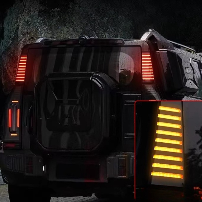 D.A.D Car Accessories - Для Jetour Traveller T2 светодиодный колонный