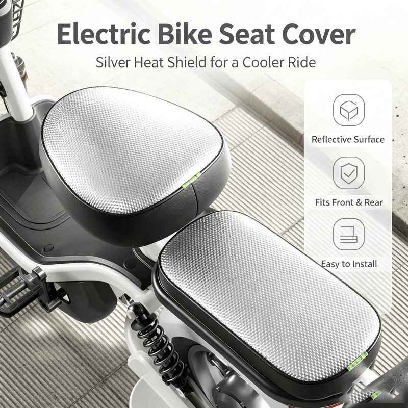 Leather Car Seat Cover - Чехол для сиденья электровелосипеда, универсальный чехол