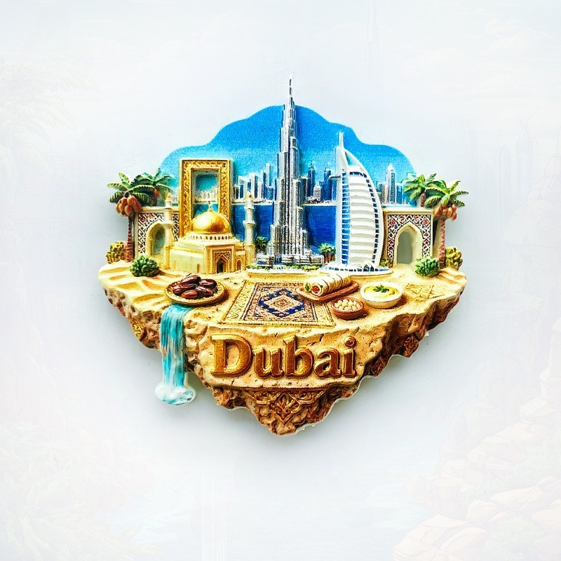 Car Accessories Dubai - Магнит на холодильник с плавающим островом