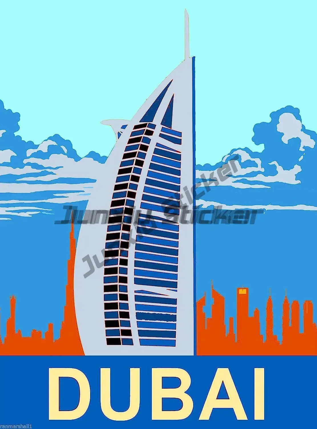 Car Accessories Dubai - Наклейки на автомобиль с национальным флагом