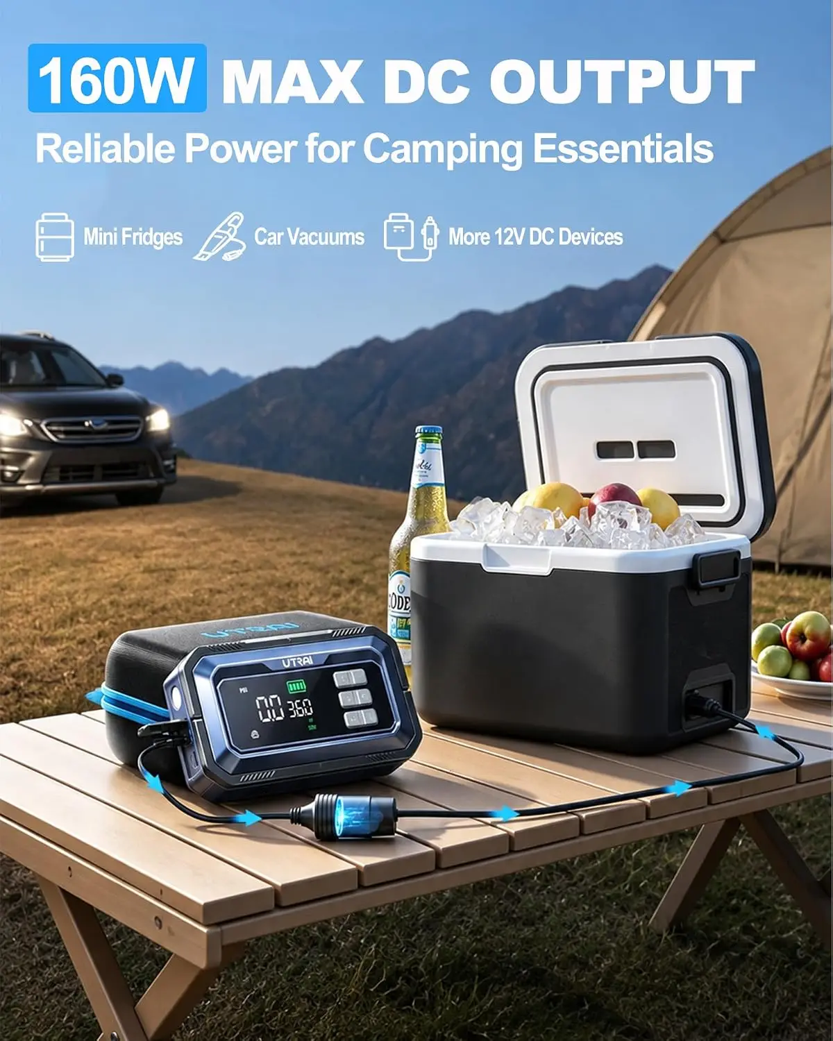 Пуско-зарядное устройство с во – обзор и цена Portable Jump Starter