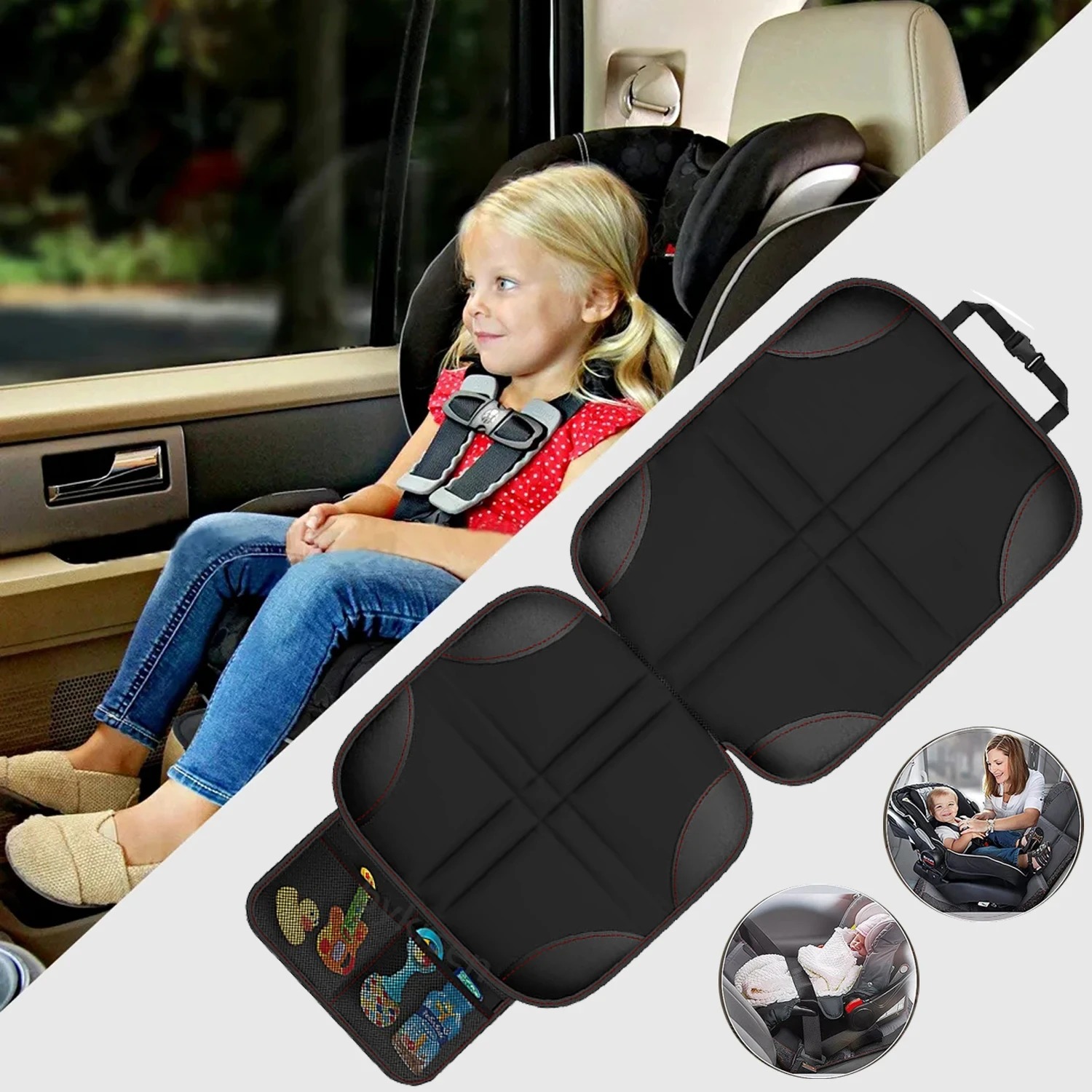 Толстый защитный чехол из иску – обзор и цена Leather Car Seat Cover